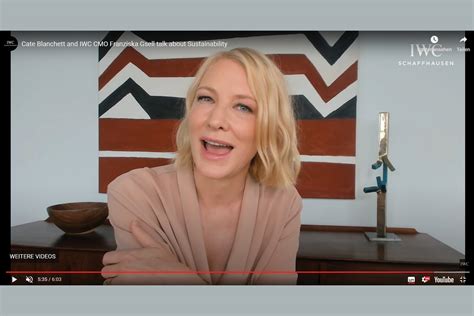 iwc schaffhausen cate blanchett|CATE BLANCHETT AND IWC CMO FRANZISKA GSELL TALK .